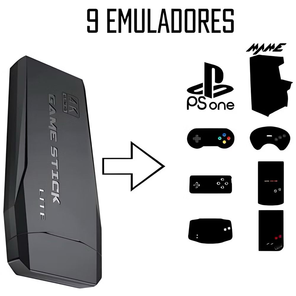 Consola Video Juegos 2 Controles 64gb